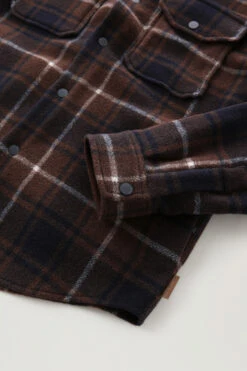 Woolrich Giacca A Camicia Alaskan A Quadri In Misto Lana Doppiata - Uomo - Marrone -Offerta Economica Vestiario CFWOOS0068MRUT3121 7299 6