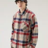 Woolrich Giacca A Camicia Timber A Quadri In Tessuto Manteco Misto Lana E Cotone - Uomo - Rosso -Offerta Economica Vestiario CFWOOS0074MRUT3351 5329