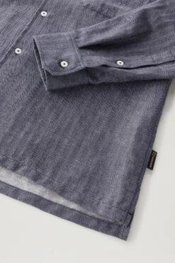 Woolrich Giacca A Camicia In Misto Cotone E Lino - Uomo - Blu -Offerta Economica Vestiario CFWOOS0078MRUT3373 31016 6