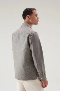 Woolrich Giacca A Camicia In Misto Cotone E Lino - Uomo - Marrone 13 Woolrich Giacca A Camicia In Misto Cotone E Lino - Uomo - Marrone -Offerta Economica Vestiario CFWOOS0078MRUT3373 7387 2