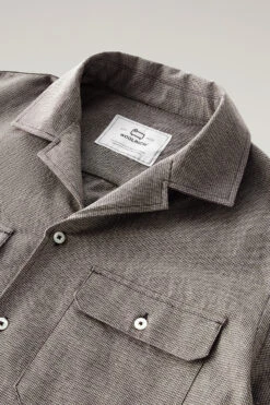 Woolrich Giacca A Camicia In Misto Cotone E Lino - Uomo - Marrone 16 Woolrich Giacca A Camicia In Misto Cotone E Lino - Uomo - Marrone -Offerta Economica Vestiario CFWOOS0078MRUT3373 7387 5