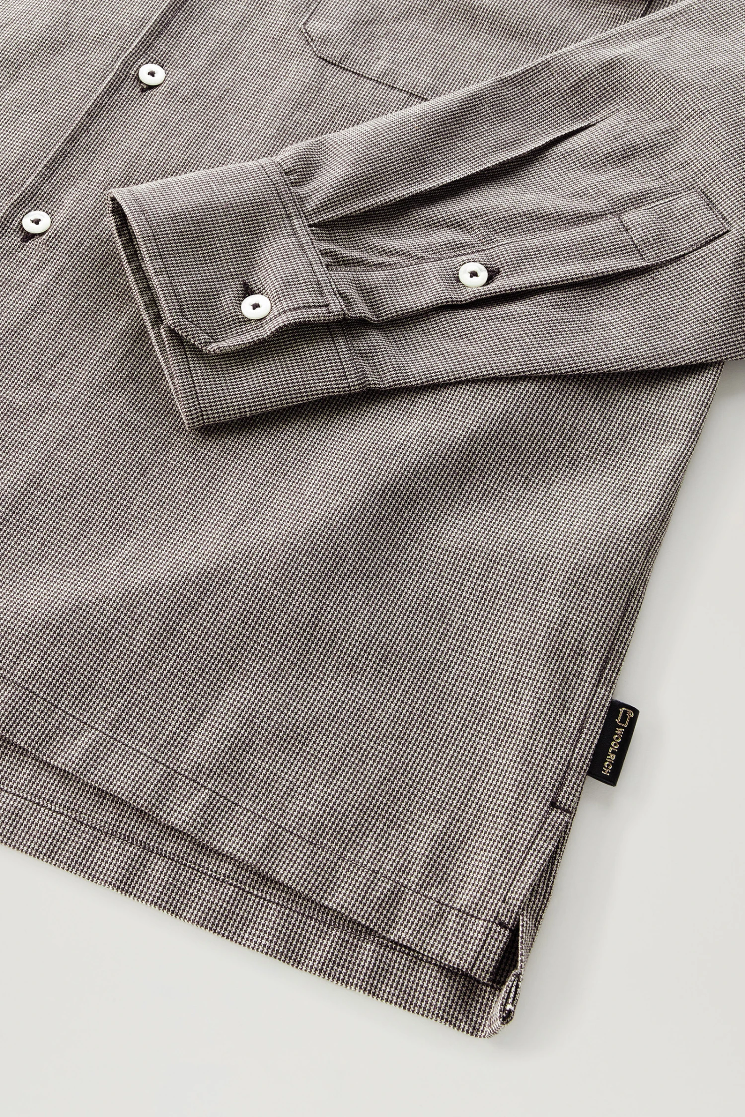 Woolrich Giacca A Camicia In Misto Cotone E Lino - Uomo - Marrone 9 Woolrich Giacca A Camicia In Misto Cotone E Lino - Uomo - Marrone - immagine 7