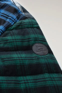 Woolrich Giacca A Camicia Patchwork A Quadri Imbottita - Uomo - Blu -Offerta Economica Vestiario CFWOOS0080MRUT3331 31073 6