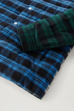 Woolrich Giacca A Camicia Patchwork A Quadri Imbottita - Uomo - Blu -Offerta Economica Vestiario CFWOOS0080MRUT3331 31073 7