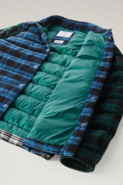 Woolrich Giacca A Camicia Patchwork A Quadri Imbottita - Uomo - Blu -Offerta Economica Vestiario CFWOOS0080MRUT3331 31073 9