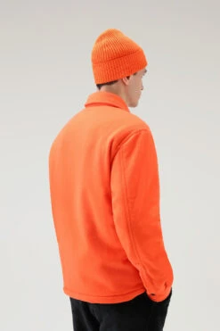 Giacca A Camicia In Misto Lana Vergine Con Fodera In Sherpa Serving The People / Woolrich - Uomo - Rosso -Offerta Economica Vestiario CFWOOS0081MRUT3393 5475 2