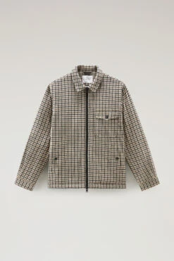 Woolrich Giacca A Camicia In Misto Lana Italiana Riciclata Foderata In Sherpa - Uomo - Beige 15 Woolrich Giacca A Camicia In Misto Lana Italiana Riciclata Foderata In Sherpa - Uomo - Beige -Offerta Economica Vestiario CFWOOS0101MRUT3046 8518 4