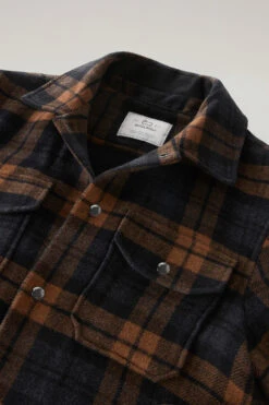 Woolrich Giacca A Camicia Con Pettorina Interna Imbottita Removibile Con Cappuccio - Uomo - Marrone -Offerta Economica Vestiario CFWOOS0104MRUT3121 7299 6