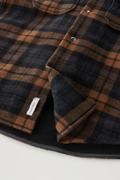 Woolrich Giacca A Camicia Con Pettorina Interna Imbottita Removibile Con Cappuccio - Uomo - Marrone -Offerta Economica Vestiario CFWOOS0104MRUT3121 7299 8