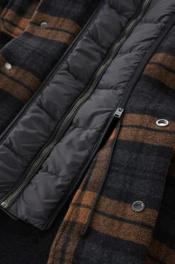 Woolrich Giacca A Camicia Con Pettorina Interna Imbottita Removibile Con Cappuccio - Uomo - Marrone -Offerta Economica Vestiario CFWOOS0104MRUT3121 7299 9