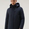 Woolrich Mountain Parka In Tessuto Elasticizzato - Uomo - Blu -Offerta Economica Vestiario CFWOOU0464MRUT0102 3989