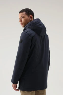 Woolrich Mountain Parka In Tessuto Elasticizzato - Uomo - Blu -Offerta Economica Vestiario CFWOOU0464MRUT0102 3989 2