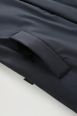 Woolrich Mountain Parka In Tessuto Elasticizzato - Uomo - Blu -Offerta Economica Vestiario CFWOOU0464MRUT0102 3989 8