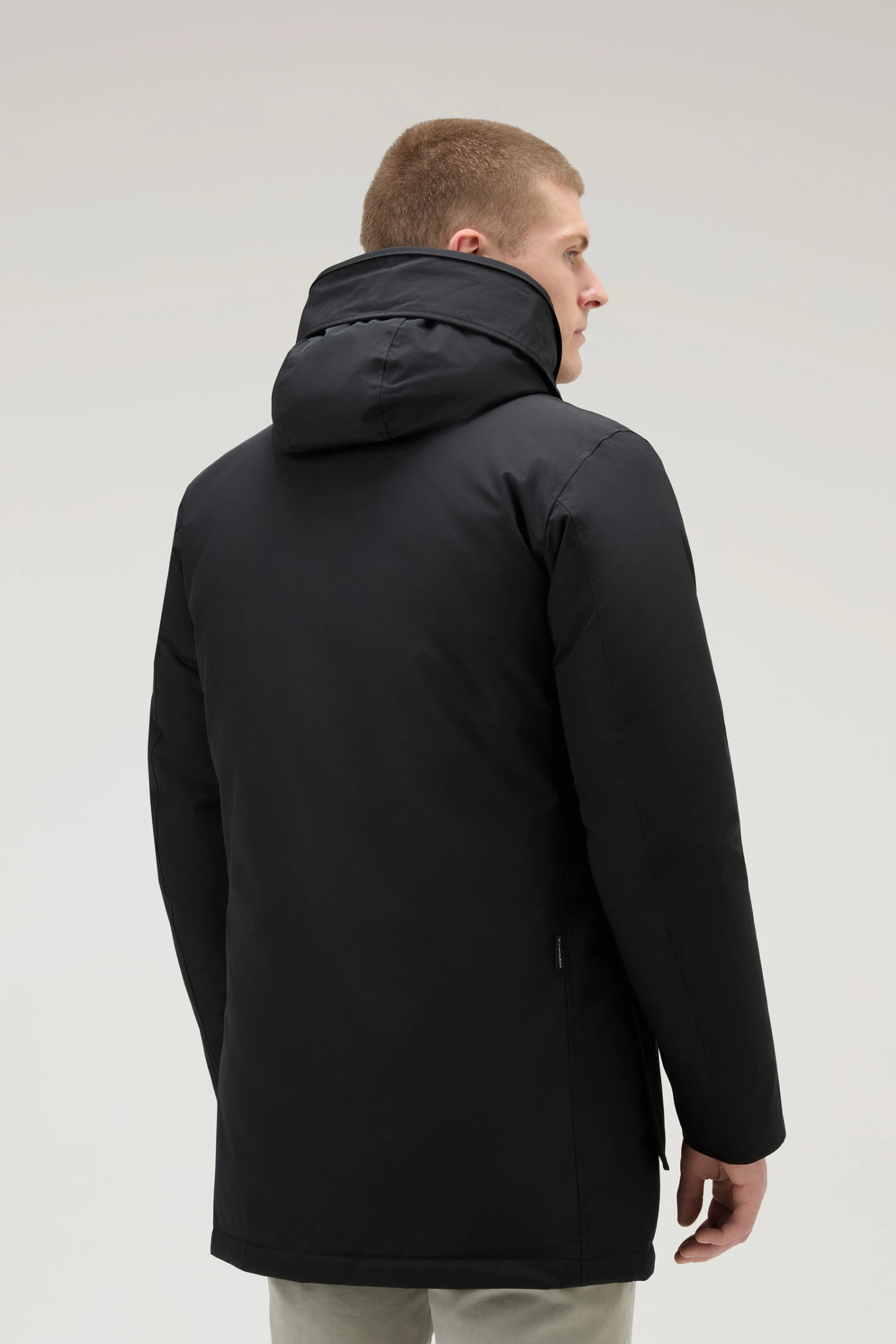 Woolrich Arctic Parka In Ramar Cloth Con Pelliccia Removibile - Uomo - Nero 6 Woolrich Arctic Parka In Ramar Cloth Con Pelliccia Removibile - Uomo - Nero - immagine 4