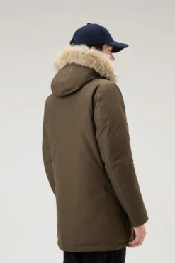 Woolrich Arctic Parka In Ramar Cloth Con Pelliccia Removibile - Uomo - Verde -Offerta Economica Vestiario CFWOOU0482MRUT0001 DAG 2