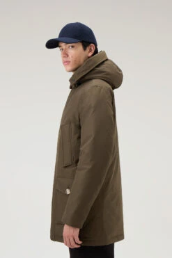 Woolrich Arctic Parka In Ramar Cloth Con Pelliccia Removibile - Uomo - Verde -Offerta Economica Vestiario CFWOOU0482MRUT0001 DAG 3