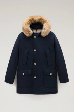 Woolrich Arctic Parka In Ramar Cloth Con Pelliccia Removibile - Uomo - Blu 15 Woolrich Arctic Parka In Ramar Cloth Con Pelliccia Removibile - Uomo - Blu -Offerta Economica Vestiario CFWOOU0482MRUT0001 MLB 4