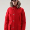 Woolrich Arctic Parka In Ramar Cloth Con Pelliccia Removibile - Uomo - Rosso