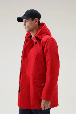 Woolrich Arctic Parka In Ramar Cloth Con Pelliccia Removibile - Uomo - Rosso -Offerta Economica Vestiario CFWOOU0482MRUT0001 MSC 3