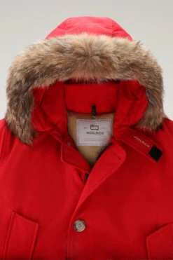 Woolrich Arctic Parka In Ramar Cloth Con Pelliccia Removibile - Uomo - Rosso -Offerta Economica Vestiario CFWOOU0482MRUT0001 MSC 5