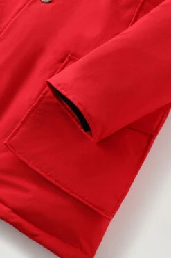 Woolrich Arctic Parka In Ramar Cloth Con Pelliccia Removibile - Uomo - Rosso -Offerta Economica Vestiario CFWOOU0482MRUT0001 MSC 7