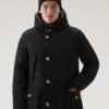 Woolrich Arctic Parka In Ramar Cloth - Uomo - Nero
