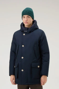 Woolrich Arctic Parka In Ramar Cloth - Uomo - Blu