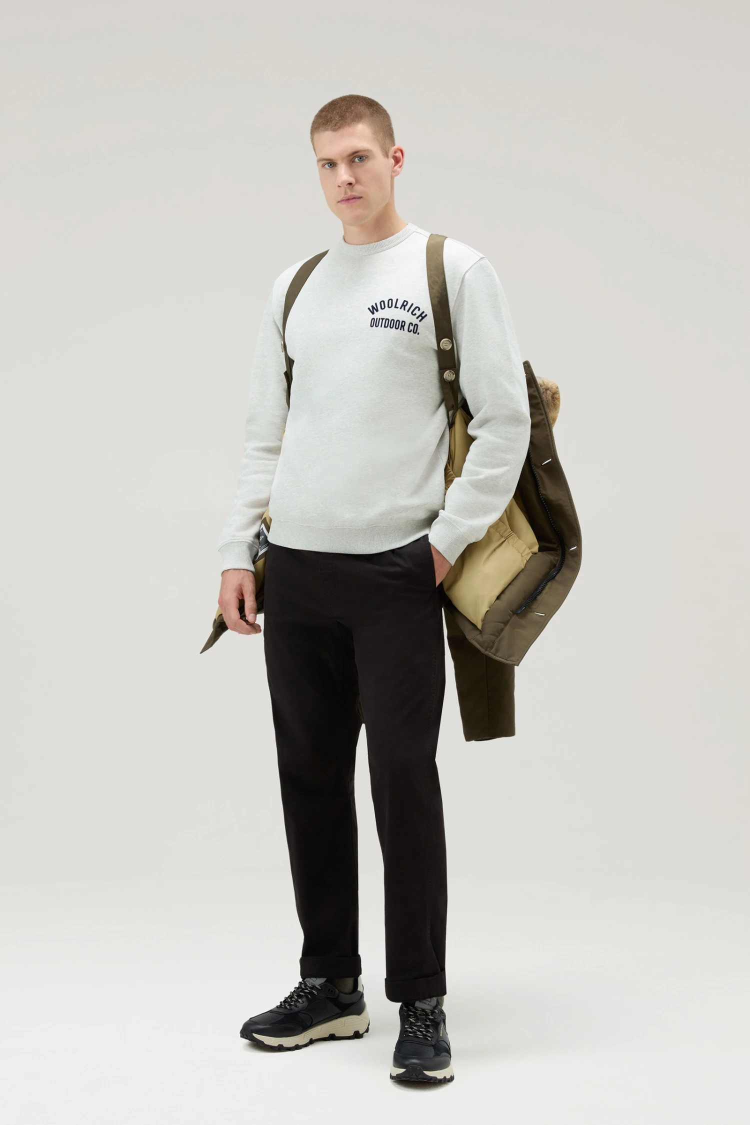 Woolrich Arctic Anorak In Ramar Cloth Con Pelliccia Removibile - Uomo - Verde 4 Woolrich Arctic Anorak In Ramar Cloth Con Pelliccia Removibile - Uomo - Verde - immagine 2