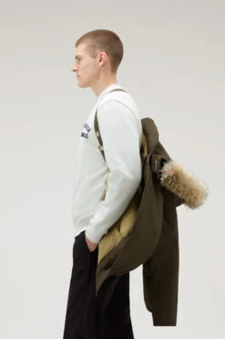 Woolrich Arctic Anorak In Ramar Cloth Con Pelliccia Removibile - Uomo - Verde 17 Woolrich Arctic Anorak In Ramar Cloth Con Pelliccia Removibile - Uomo - Verde -Offerta Economica Vestiario CFWOOU0484MRUT0001 DAG 4