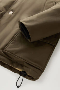 Woolrich Arctic Anorak In Ramar Cloth Con Pelliccia Removibile - Uomo - Verde 21 Woolrich Arctic Anorak In Ramar Cloth Con Pelliccia Removibile - Uomo - Verde -Offerta Economica Vestiario CFWOOU0484MRUT0001 DAG 8