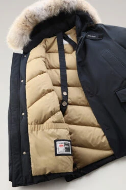 Woolrich Arctic Anorak In Ramar Cloth Con Pelliccia Removibile - Uomo - Blu 23 Woolrich Arctic Anorak In Ramar Cloth Con Pelliccia Removibile - Uomo - Blu -Offerta Economica Vestiario CFWOOU0484MRUT0001 MLB 10