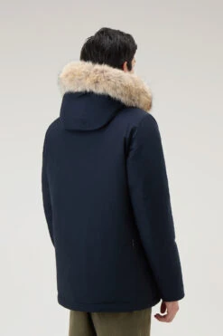 Woolrich Arctic Anorak In Ramar Cloth Con Pelliccia Removibile - Uomo - Blu 15 Woolrich Arctic Anorak In Ramar Cloth Con Pelliccia Removibile - Uomo - Blu -Offerta Economica Vestiario CFWOOU0484MRUT0001 MLB 2