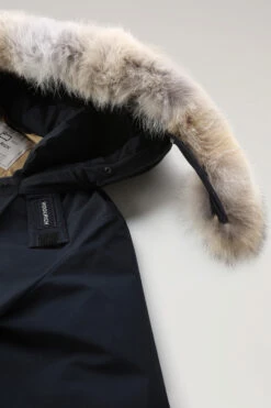 Woolrich Arctic Anorak In Ramar Cloth Con Pelliccia Removibile - Uomo - Blu 20 Woolrich Arctic Anorak In Ramar Cloth Con Pelliccia Removibile - Uomo - Blu -Offerta Economica Vestiario CFWOOU0484MRUT0001 MLB 7