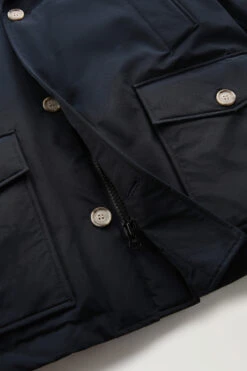 Woolrich Arctic Anorak In Ramar Cloth Con Pelliccia Removibile - Uomo - Blu 22 Woolrich Arctic Anorak In Ramar Cloth Con Pelliccia Removibile - Uomo - Blu -Offerta Economica Vestiario CFWOOU0484MRUT0001 MLB 9