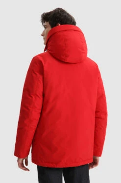 Woolrich Arctic Anorak In Ramar Cloth Con Pelliccia Removibile - Uomo - Rosso 15 Woolrich Arctic Anorak In Ramar Cloth Con Pelliccia Removibile - Uomo - Rosso -Offerta Economica Vestiario CFWOOU0484MRUT0001 MSC 3