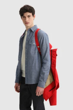 Woolrich Arctic Anorak In Ramar Cloth Con Pelliccia Removibile - Uomo - Rosso 18 Woolrich Arctic Anorak In Ramar Cloth Con Pelliccia Removibile - Uomo - Rosso -Offerta Economica Vestiario CFWOOU0484MRUT0001 MSC 6