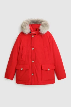 Woolrich Arctic Anorak In Ramar Cloth Con Pelliccia Removibile - Uomo - Rosso 19 Woolrich Arctic Anorak In Ramar Cloth Con Pelliccia Removibile - Uomo - Rosso -Offerta Economica Vestiario CFWOOU0484MRUT0001 MSC 7