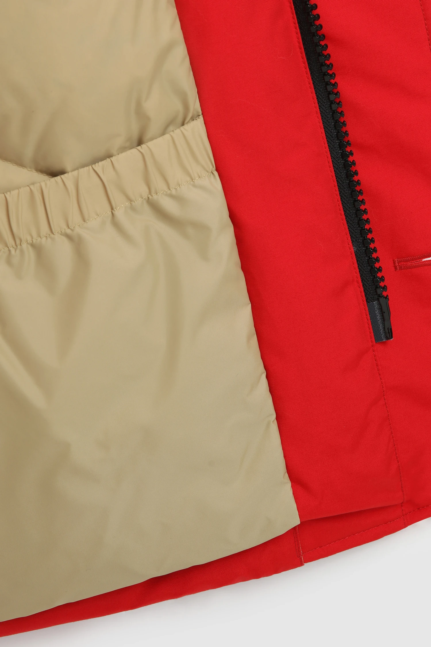 Woolrich Arctic Anorak In Ramar Cloth Con Pelliccia Removibile - Uomo - Rosso 12 Woolrich Arctic Anorak In Ramar Cloth Con Pelliccia Removibile - Uomo - Rosso - immagine 10