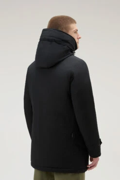 Woolrich Polar Parka In Ramar Cloth Con Collo Alto E Bordo In Pelliccia - Uomo - Nero 17 Woolrich Polar Parka In Ramar Cloth Con Collo Alto E Bordo In Pelliccia - Uomo - Nero -Offerta Economica Vestiario CFWOOU0486MRUT0001 BLK 4