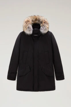 Woolrich Polar Parka In Ramar Cloth Con Collo Alto E Bordo In Pelliccia - Uomo - Nero 18 Woolrich Polar Parka In Ramar Cloth Con Collo Alto E Bordo In Pelliccia - Uomo - Nero -Offerta Economica Vestiario CFWOOU0486MRUT0001 BLK 5