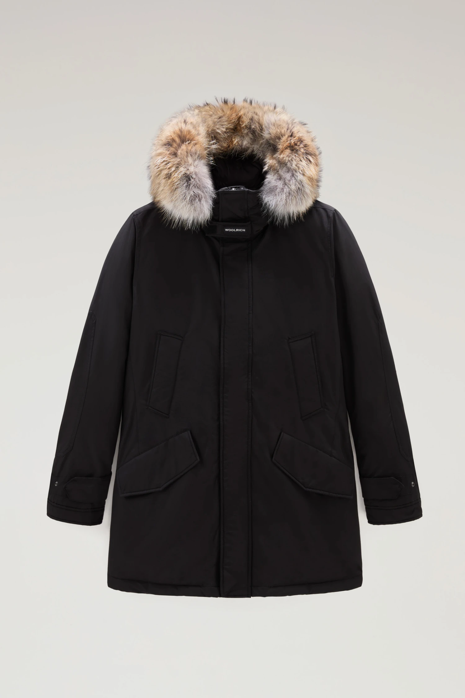 Woolrich Polar Parka In Ramar Cloth Con Collo Alto E Bordo In Pelliccia - Uomo - Nero 8 Woolrich Polar Parka In Ramar Cloth Con Collo Alto E Bordo In Pelliccia - Uomo - Nero - immagine 6