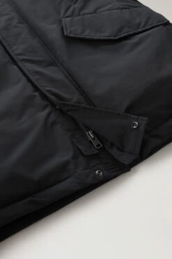 Woolrich Polar Parka In Ramar Cloth Con Collo Alto - Uomo - Nero -Offerta Economica Vestiario CFWOOU0487MRUT0001 BLK 7