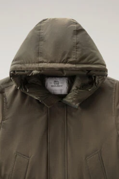 Woolrich Polar Parka In Ramar Cloth Con Collo Alto - Uomo - Verde 17 Woolrich Polar Parka In Ramar Cloth Con Collo Alto - Uomo - Verde -Offerta Economica Vestiario CFWOOU0487MRUT0001 DAG 5