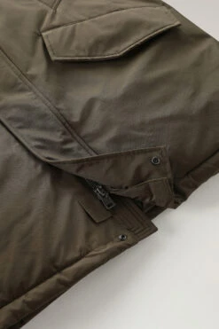 Woolrich Polar Parka In Ramar Cloth Con Collo Alto - Uomo - Verde 20 Woolrich Polar Parka In Ramar Cloth Con Collo Alto - Uomo - Verde -Offerta Economica Vestiario CFWOOU0487MRUT0001 DAG 8