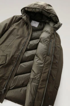Woolrich Polar Parka In Ramar Cloth Con Collo Alto - Uomo - Verde 21 Woolrich Polar Parka In Ramar Cloth Con Collo Alto - Uomo - Verde -Offerta Economica Vestiario CFWOOU0487MRUT0001 DAG 9