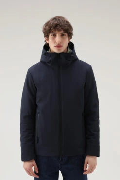 Woolrich Giacca Pacific In Softshell - Uomo - Blu
