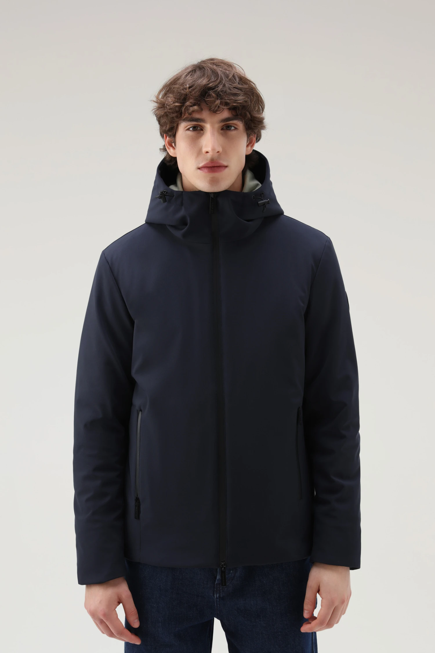 Woolrich Giacca Pacific In Softshell - Uomo - Blu 3 Woolrich Giacca Pacific In Softshell - Uomo - Blu