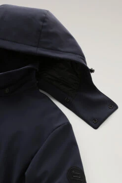 Woolrich Cappotto Barrow Mac In Softshell - Uomo - Blu -Offerta Economica Vestiario CFWOOU0501MRUT2735 3989 6