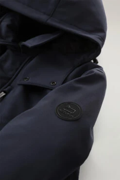 Woolrich Cappotto Barrow Mac In Softshell - Uomo - Blu -Offerta Economica Vestiario CFWOOU0501MRUT2735 3989 7