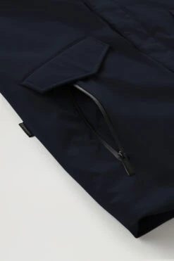 Woolrich Cappotto Barrow Mac In Softshell - Uomo - Blu -Offerta Economica Vestiario CFWOOU0501MRUT2735 3989 8